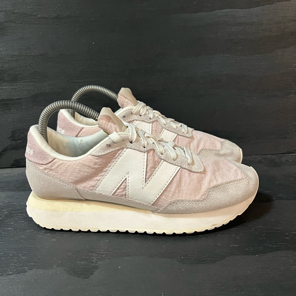 New Balance 237 Women’s Size 7.5 Sea Salt Stone Pink Shoes WS237PH